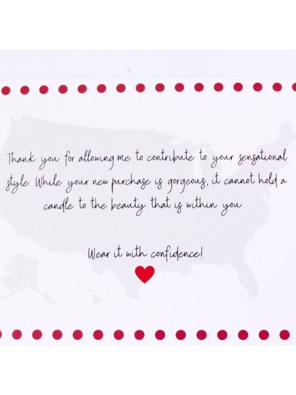 25 4X6 Confidence Thank You Cards PRICE IS FIRM - Picture 5 of 5